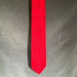Pineda Covalin 100% Silk Red Sun Stone Tie Aztec Calendar Motif